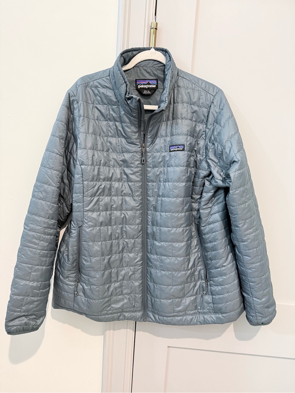 Patagonia Women's Nano Puff Insulated Jacket. Size XXL. Blue Sage. EUC